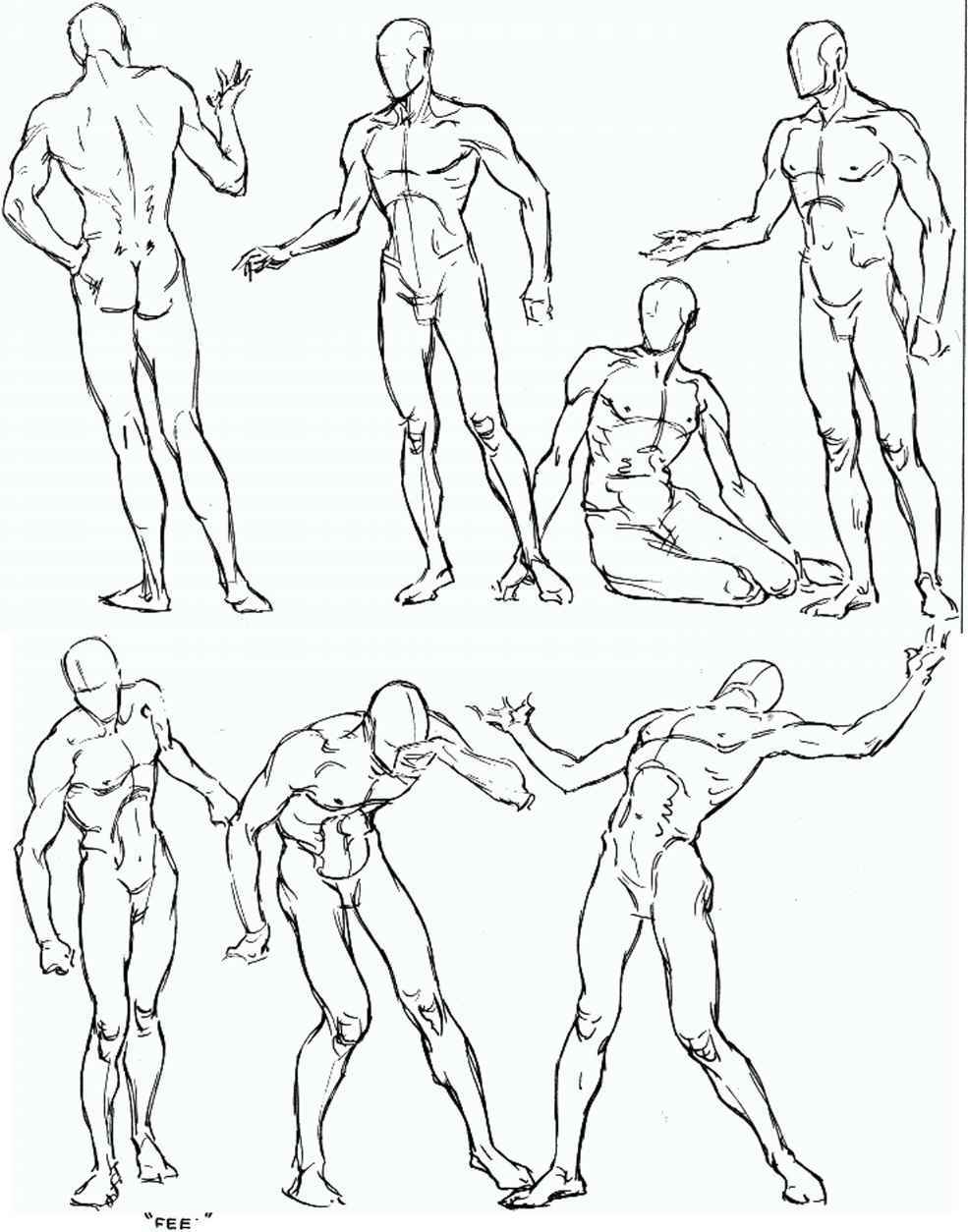 How to Draw Dynamic Poses: Different Action Poses Step by Step
