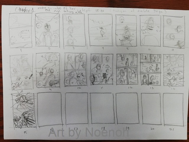 How do you start planning out and drawing scenes for a comic ...