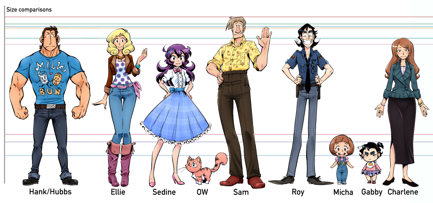 Character Sheets Height Charts Share Em Art Comics Tapas Forum Anime #anime...