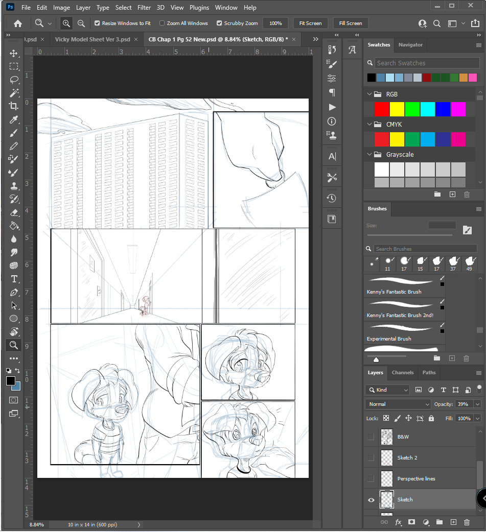 Show me one of your comic Drafts! :blep: - Art | Comics - Tapas Forum