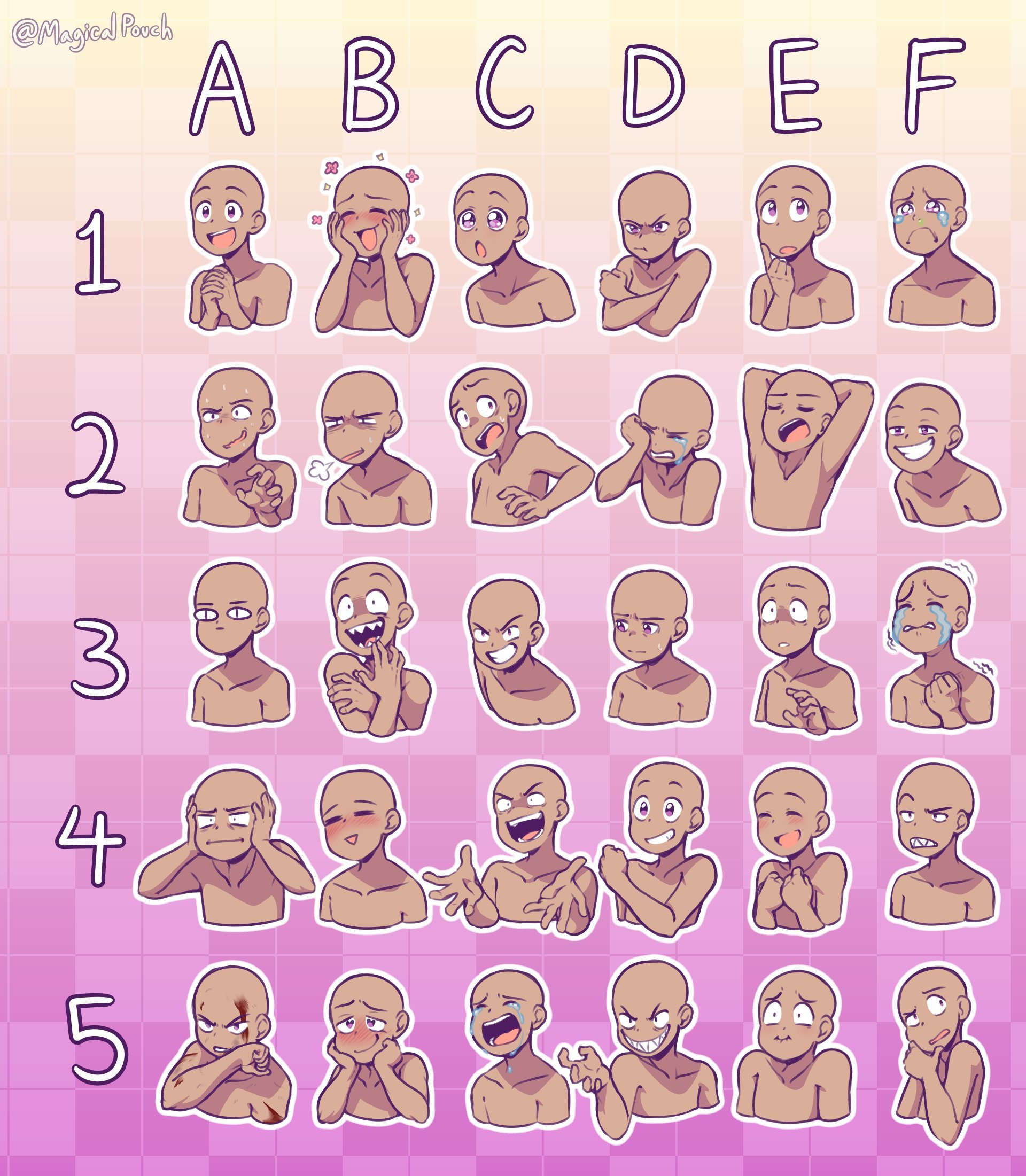 I'll draw your OCs with one expression from this meme (closed) - Art