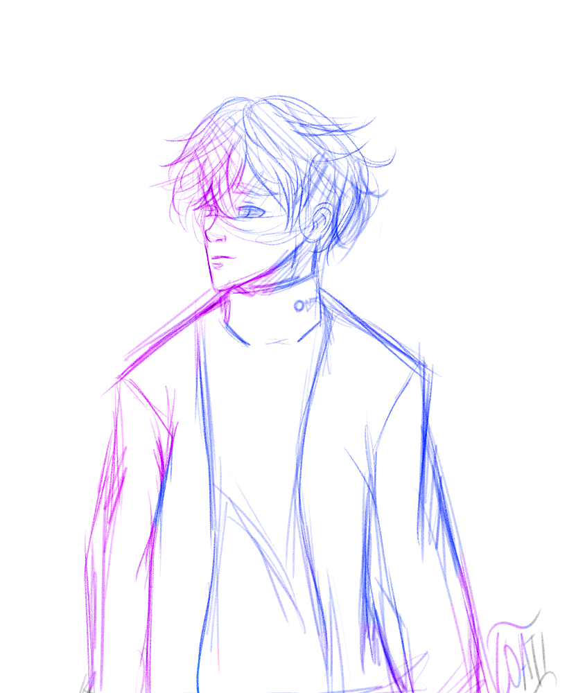 5min Protagonist Sketch - Art | Comics - Tapas Forum