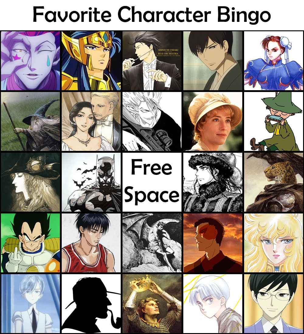 My favourite character. Character Bingo. Favorite character Bingo. Favorite character Bingo шаблон.