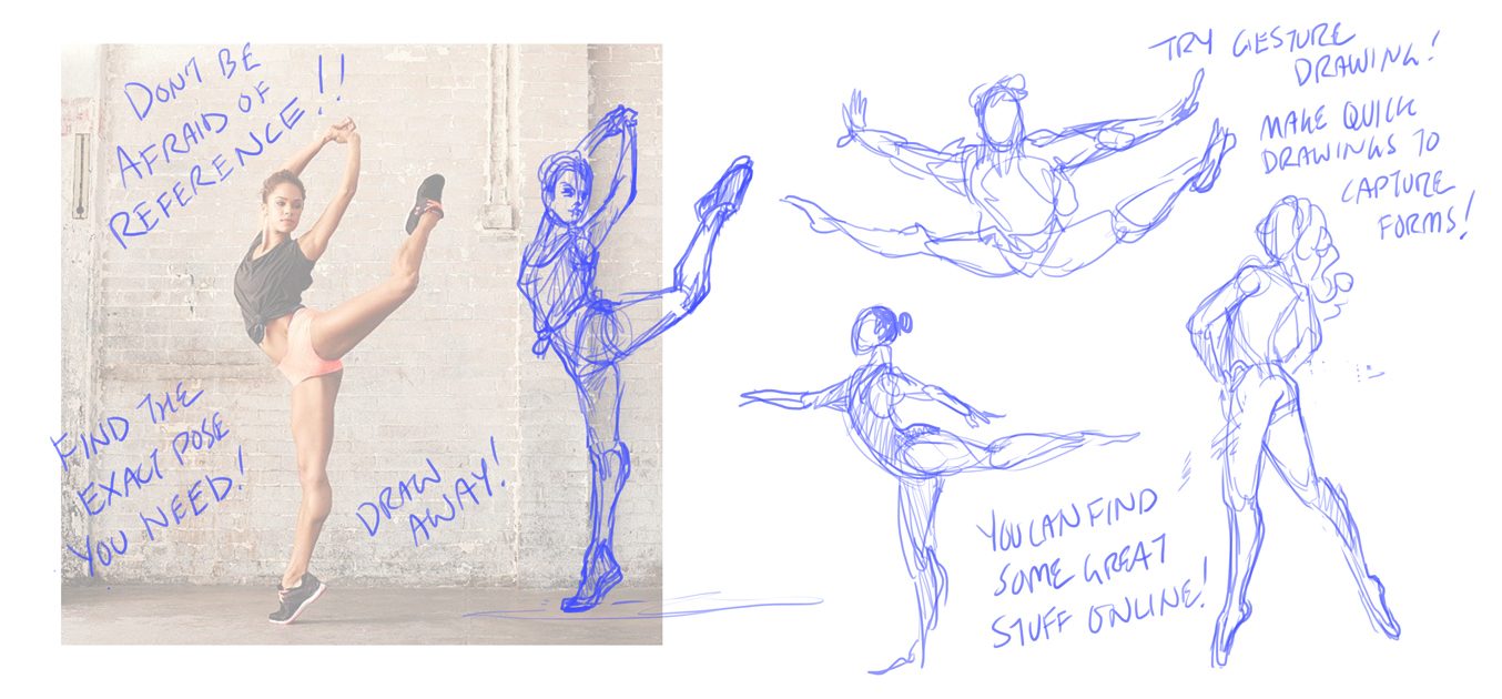 Female Drawing Base - Female jump in place pose | PoseMy.Art