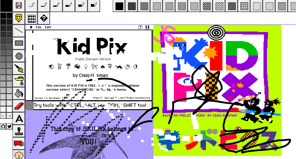 All of the Kid Pix Stamps : r/VintagePixelArt